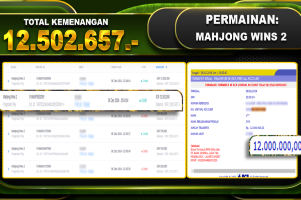 MAHJONG WINS 2 RP.12.502.657