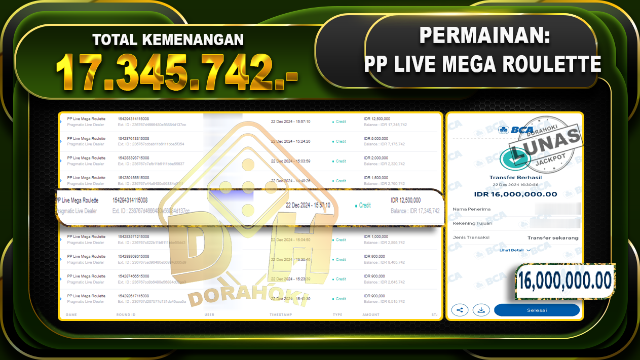 PP LIVE MEGA ROULETTE RP 17.345.742