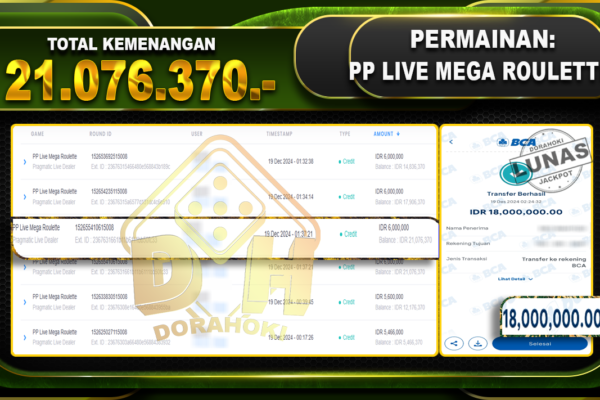 PP LIVE MEGA ROULETTE RP 21.076.370