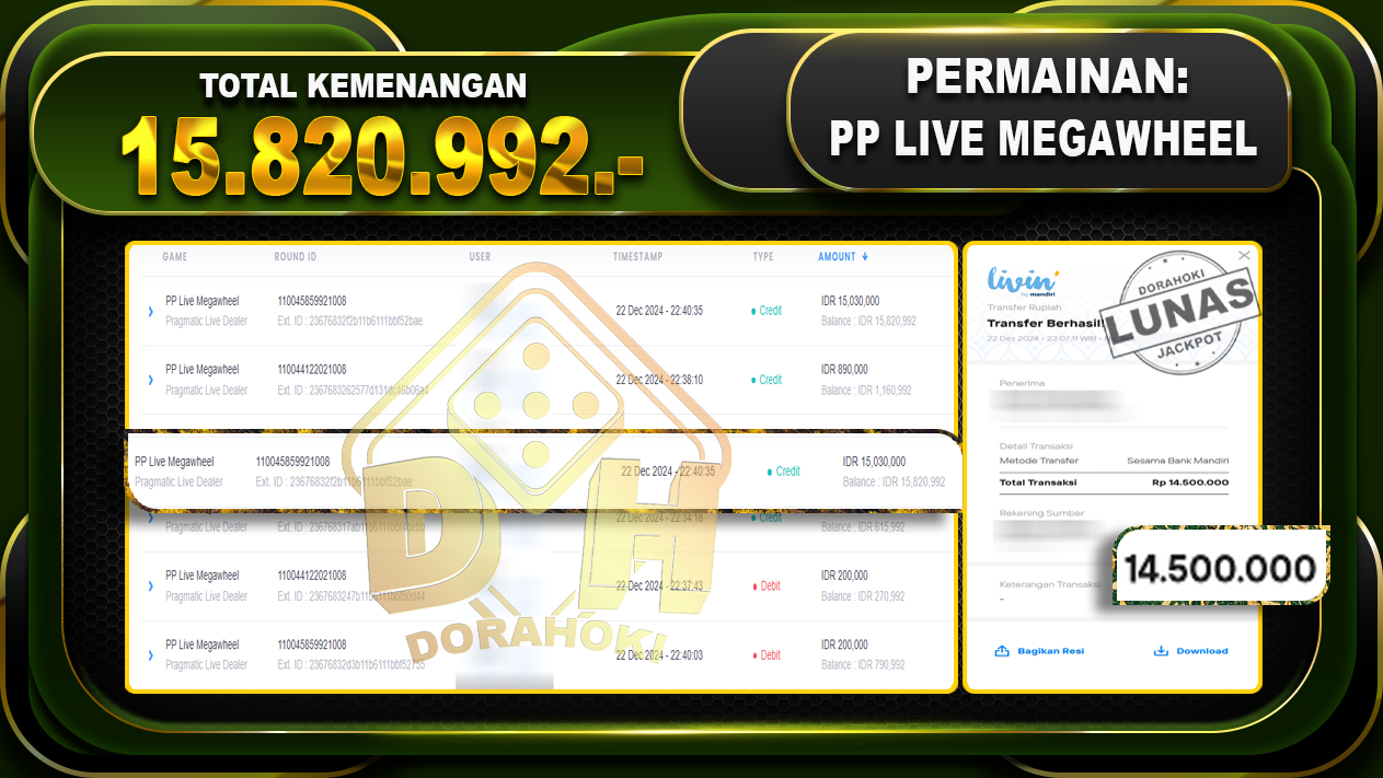 PP LIVE MEGAWHEEL RP 15.820.992