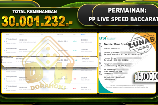 PP LIVE SPEED BACCARAT RP 30.001.232