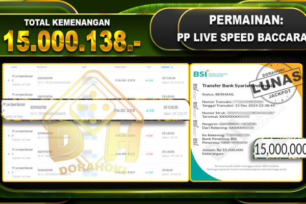 PP LIVE SPEED BACCARAT RP 15.000.138