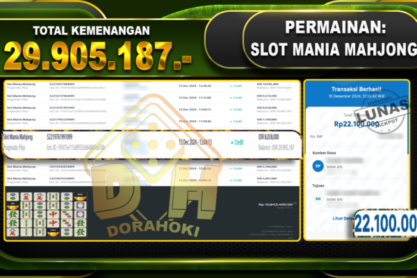 SLOT MANIA MAHJONG RP 29.905.187