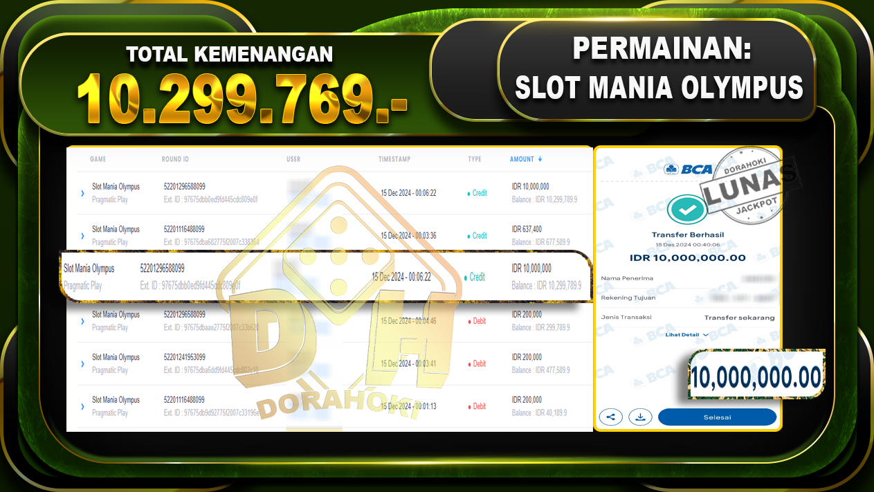 SLOT MANIA OLYMPUS RP 10.299.769