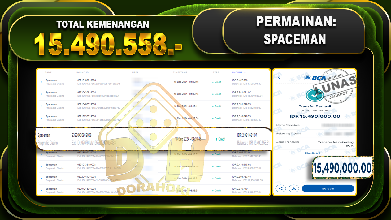 SPACEMAN RP 15.490.558