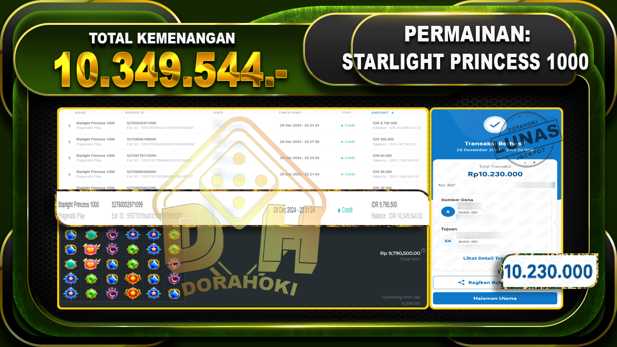 STARLIGHT PRINCESS 1000 RP 10.349.544