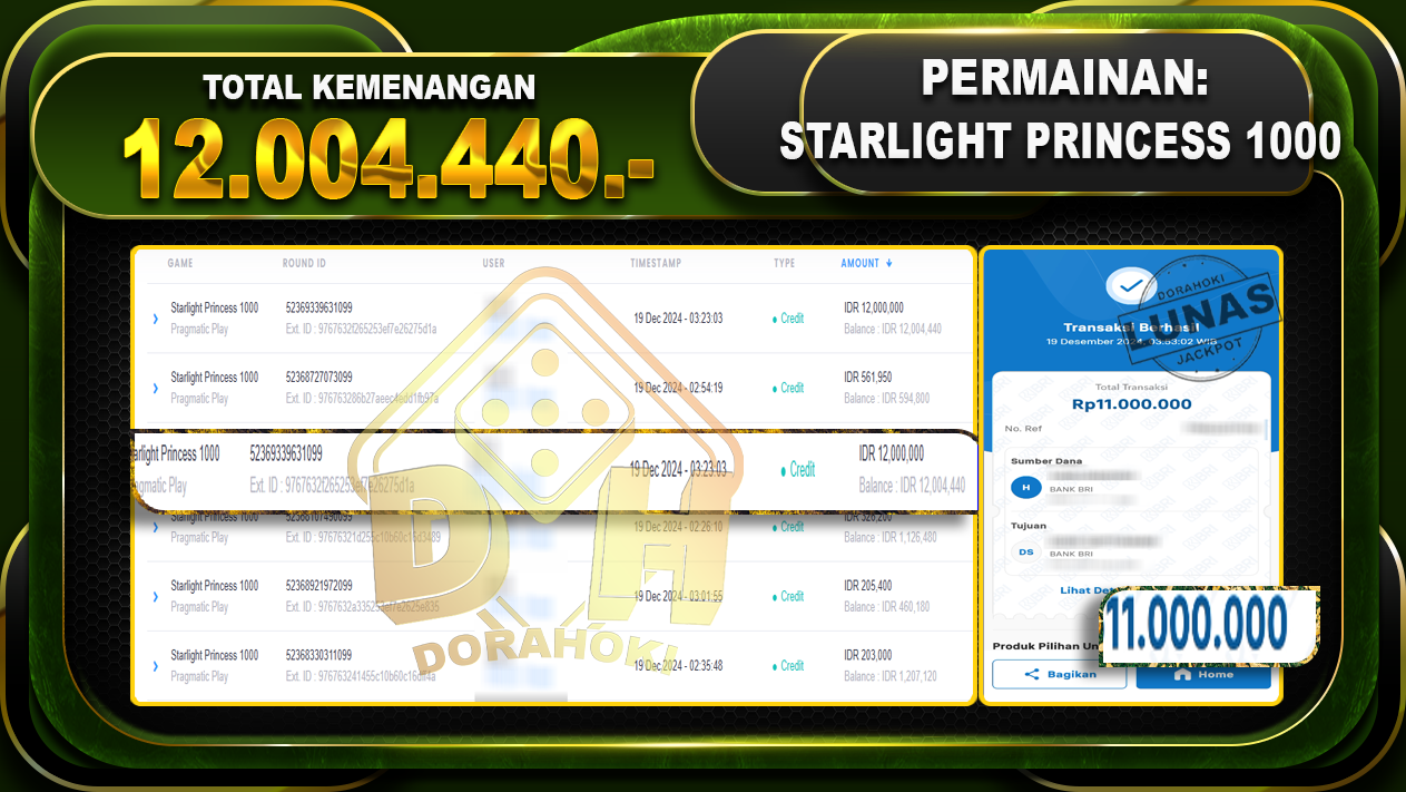 STARLIGHT PRINCESS 1000 RP 12.004.440