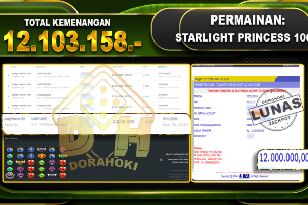 STARLIGHT PRINCESS 1000 RP 12.103.158