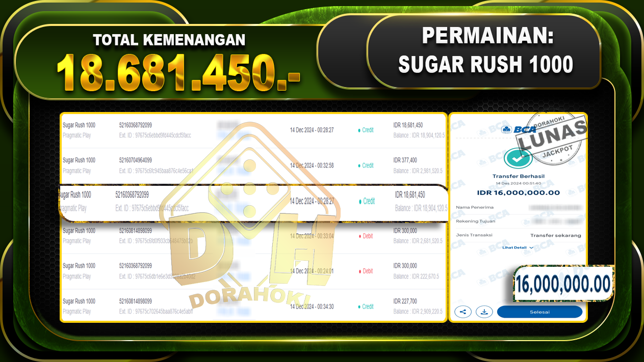 SUGAR RUSH 1000 RP.18.681.450