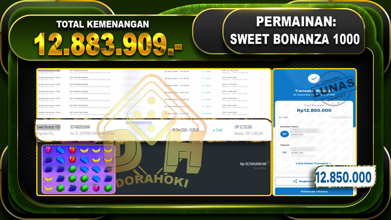 SWEET BONANZA 1000 RP 12.883.909