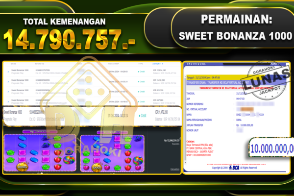 SWEET BONANZA 1000 RP 14.790.757