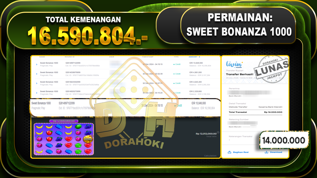 SWEET BONANZA 1000 RP 16.590.804