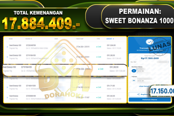 SWEET BONANZA 1000 RP 17.884.409