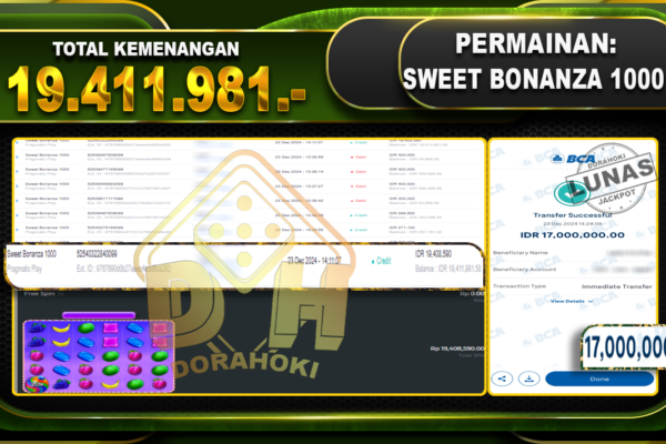 SWEET BONANZA 1000 RP 19.411.981