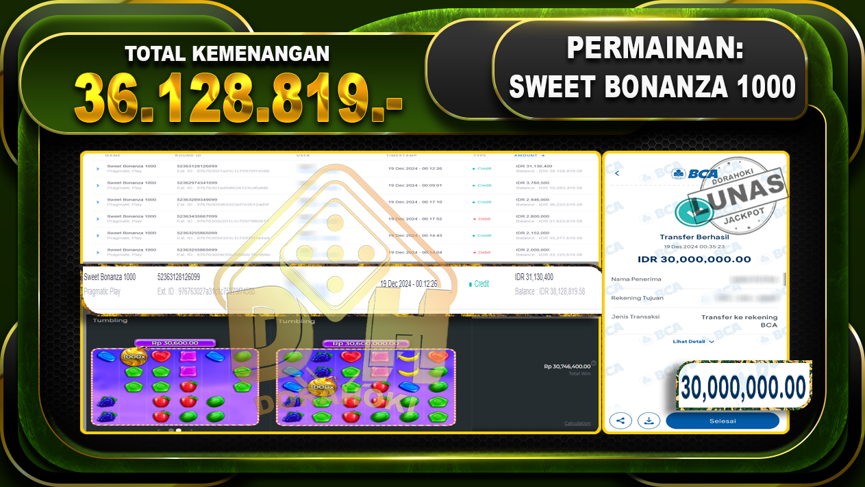 SWEET BONANZA 1000 RP 36.128.819