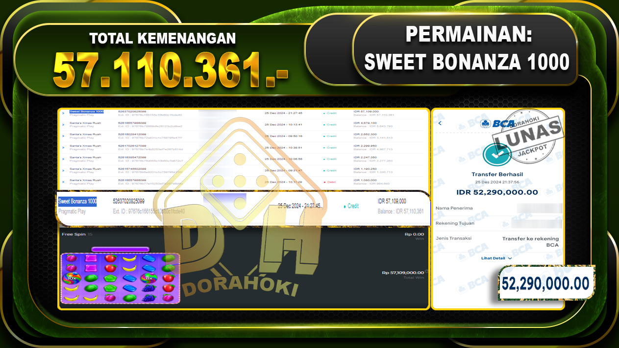 SWEET BONANZA 1000 RP 57.110.361