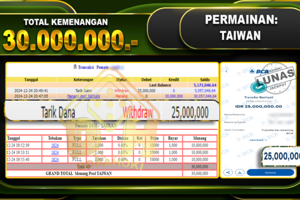 TAIWAN RP 30.000.000