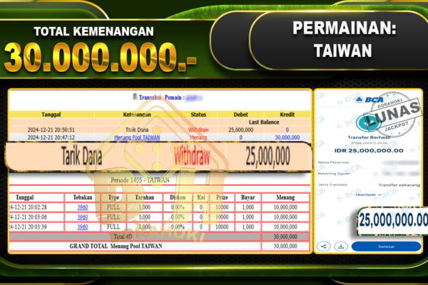 TAIWAN RP 30.000.000