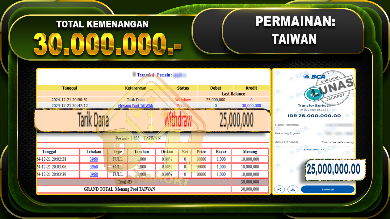 TAIWAN RP 30.000.000