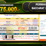 BACCARAT 2 GAMES RP 32.175.000