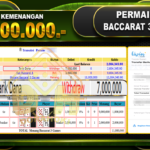 BACCARAT 3 GAMES RP 11.000.000