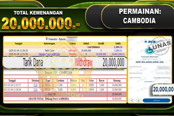 CAMBODIA RP 20.000.000