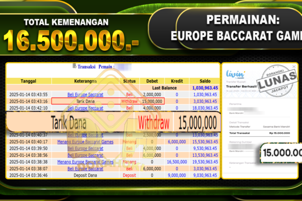 EUROPE BACCARAT GAMES