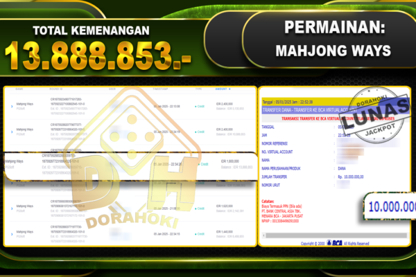 MAHJONG WAYS RP 13.888.853