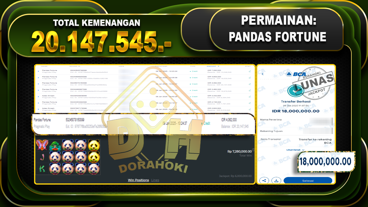 PANDAS FORTUNE RP 20.147.545