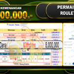 BUKTI JP ROULETTE RP 10.800.000