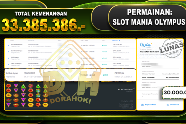 SLOT MANIA OLYMPUS RP 33.385.386