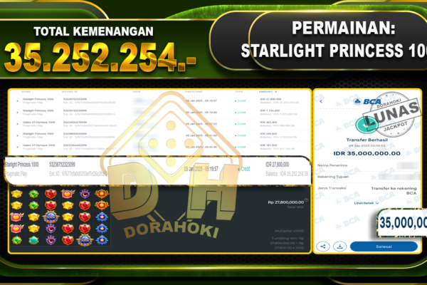 STARLIGHT PRINCESS 1000 RP 35.252.254