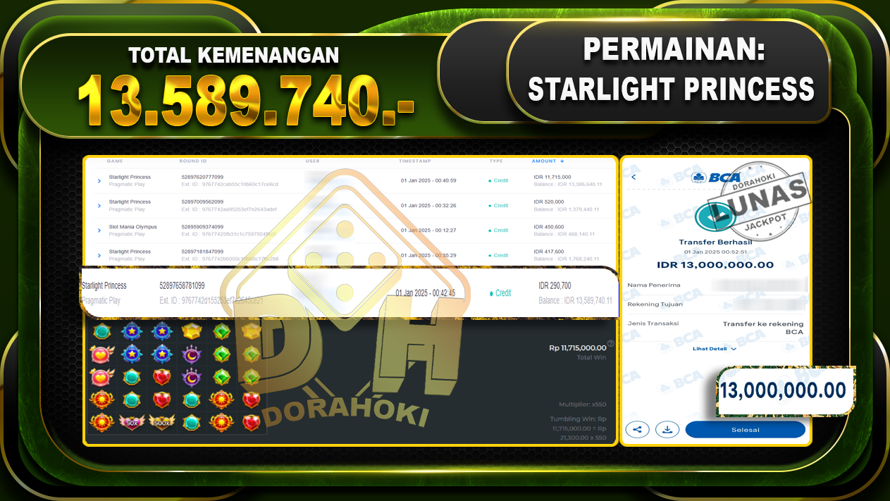 STARLIGHT PRINCESS RP 13.589.740