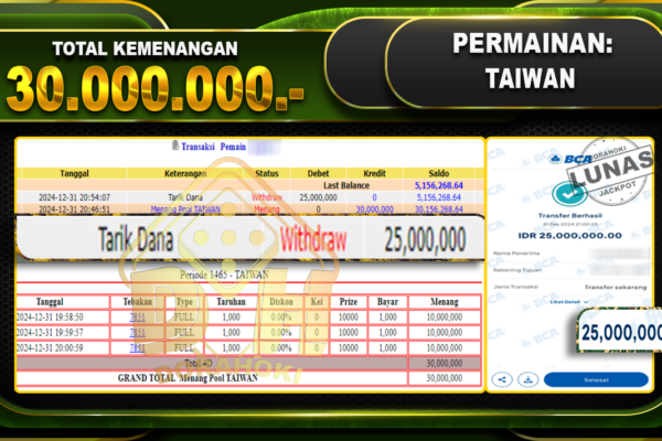 TAIWAN RP 30.000.000