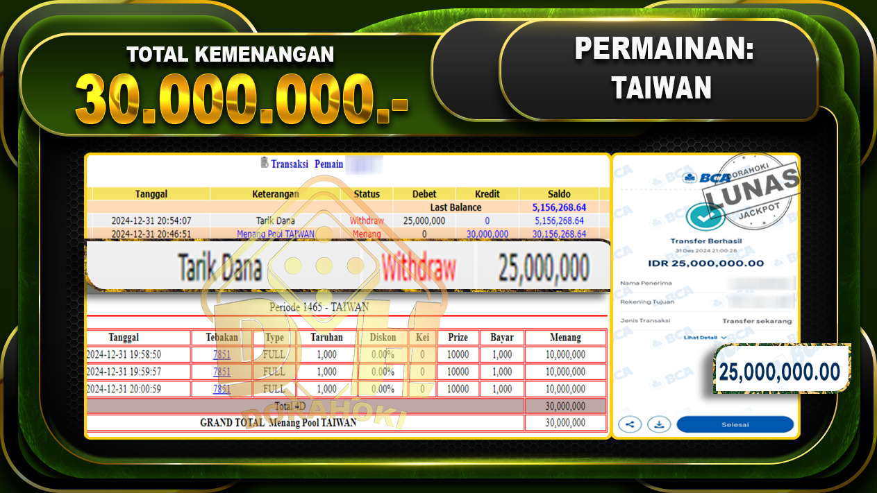 TAIWAN RP 30.000.000